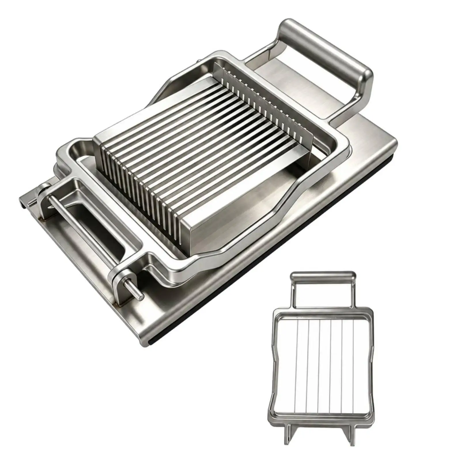 Manual Cheese Slicer with Removable Cutting Board Versatile Manual Cheese Slicer Non-Slip for Commercial Kitchens, Bakery Prep