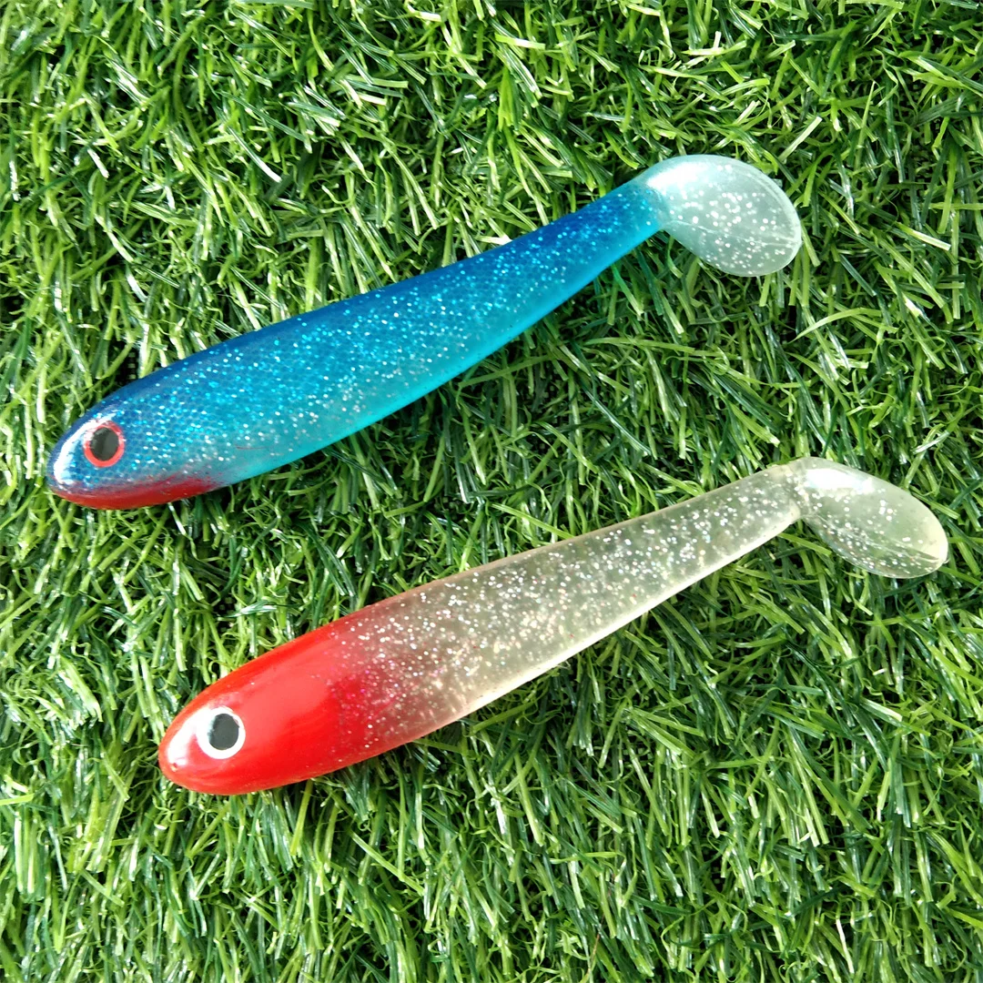 3 pièces 10 cm 14g Jig Swim Shad matériel de pêche appât de pêche artificiel ver vif leurres souples Silicone pêche Wobbler