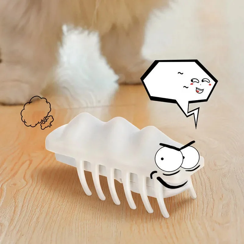 Cat Electric Toy Little Cloud Worm Automatically Turn Over Escaping Obstacles Replaceable Battery Cat Hunt Down Interactive Toys