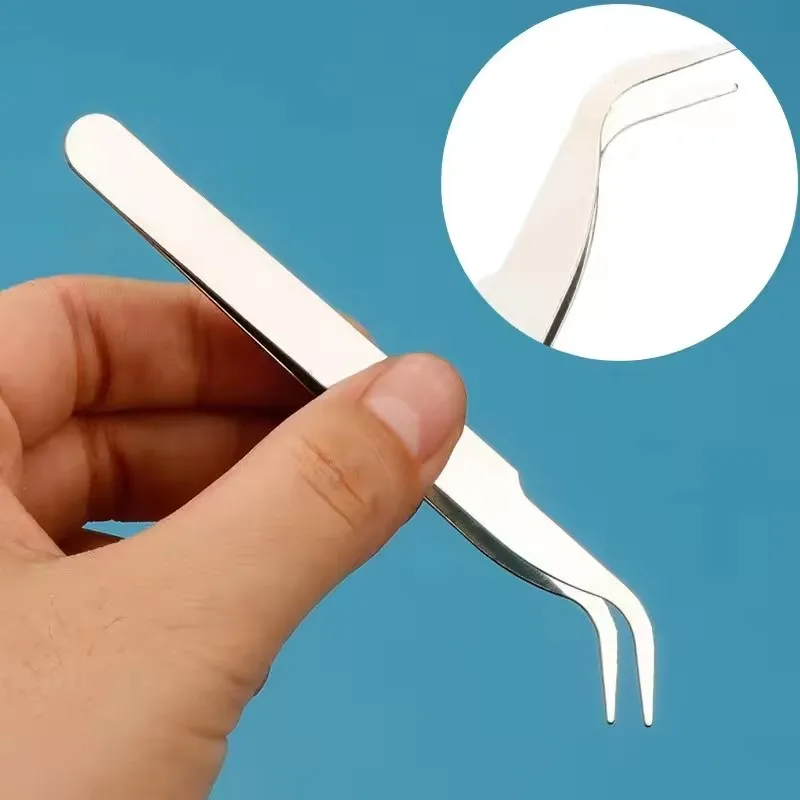 New 1Set Tick Removal Tool Professional Tick Removal Tweezers Used for Removing Human and Pet Lice Clamps Flea and Tick Removal view 5