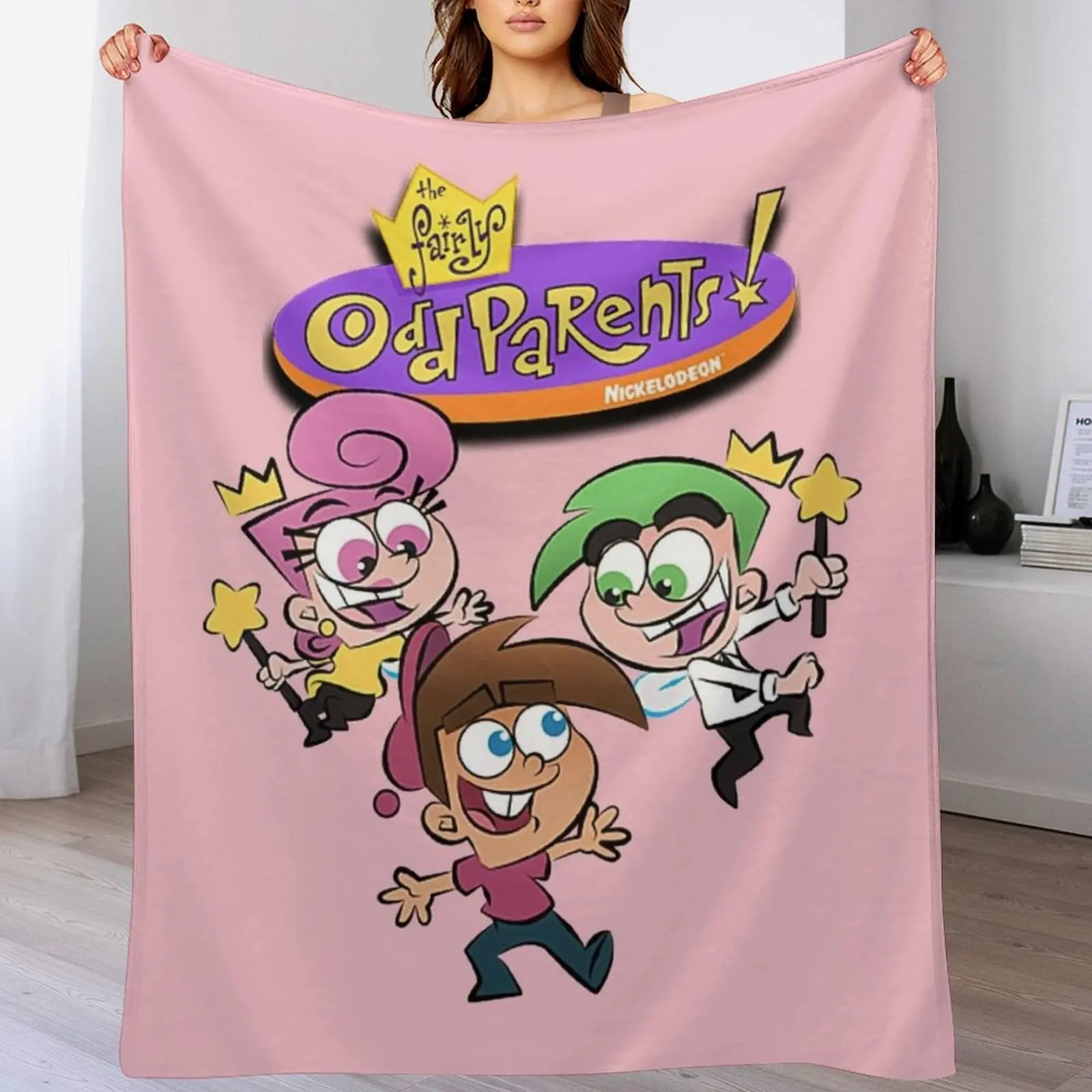 Fairly Oddparents Throw Blanket For Sofa Thin For Baby Blankets