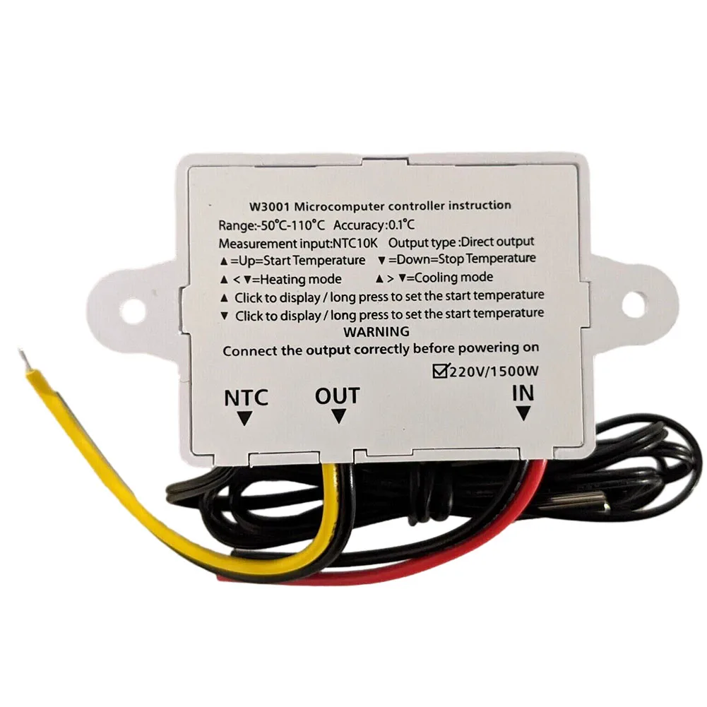For XHW3001 Temperature Control Thermostat with Easy Setup for Various Applications from Brewing to Incubation