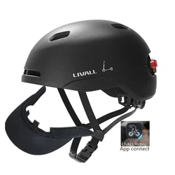 Safe warning light fall detection smart safety helmets smart livall C21 urban helmet cycling