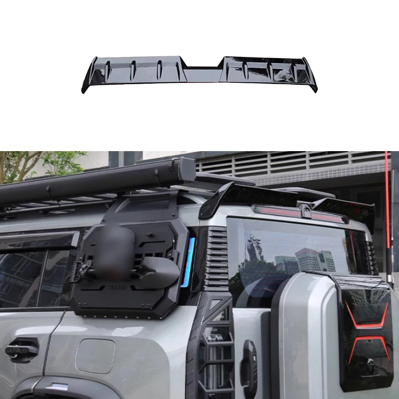 Car Integrated Tail Wing Fit for JETOUR Traveler T2 2023-2024 Modification Roof Fixed Wing Car Exterior Decoration Accessories