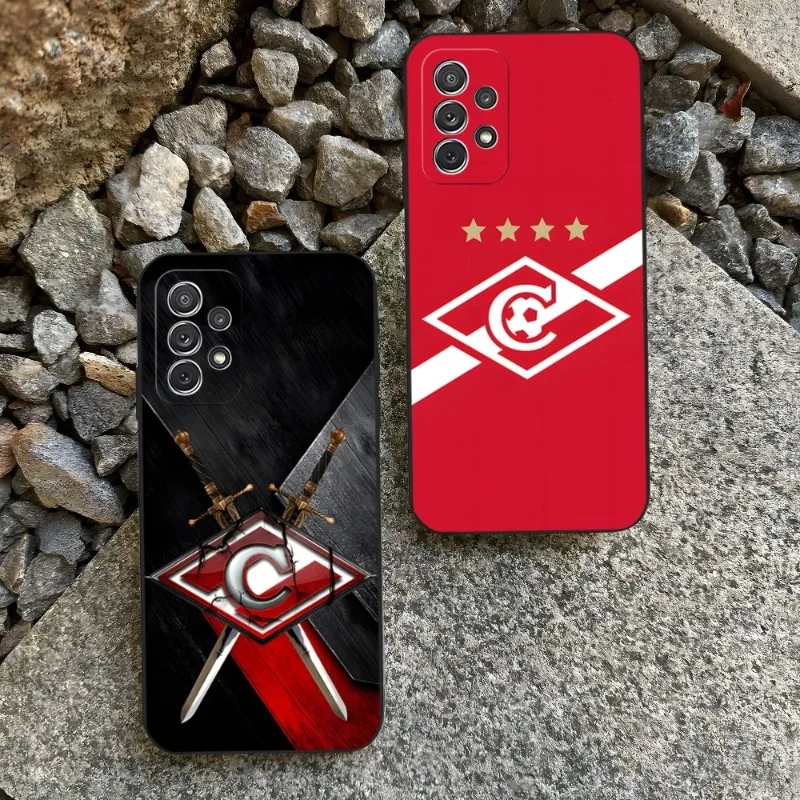 Russian Spartak Moscow Football Phone Case For Samsung Galaxy S30 S23 S21 S22 S20 Ultra Fe S10 S8 S9 Note 20 10 Pro Plus Cover