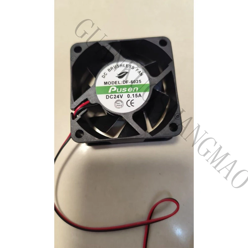 

HJY 1 piece Pusen fan DF-6025 DC24V 0.15A 6025 6cm 2-wire cooling fan