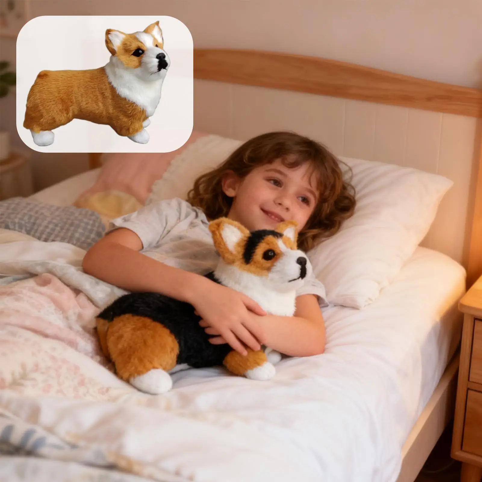 

Милая мягкая кукла-собака, домашний декор, удобные мягкие игрушки, плюшевая собачка для гостиной, спальни, кухни, офиса, прихожей, окна