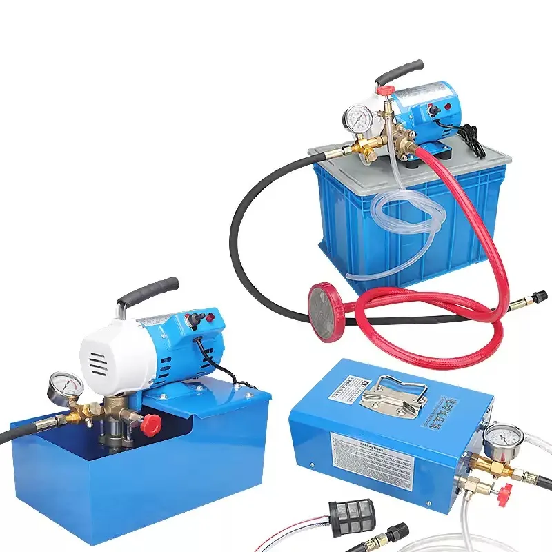 Electric Pressure Test Pump Car Washer 2 In 1 Portable High Pressure For Pipe Leak Test Floor Heating Home Commercial Use