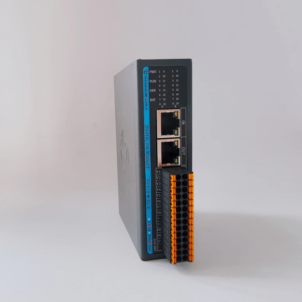 EtherCAT Bus Remote Distributed IO Module Analog Digital Acquisition Transistor NPN PNP