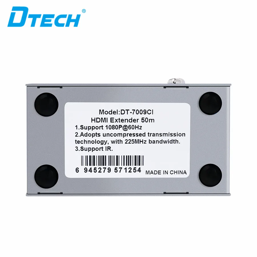 Заводская цена DTECH 60M 3D 1080P HDMI удлинитель через одиночный CAT5E/6 HDMI-RJ45 удлинитель сигнала