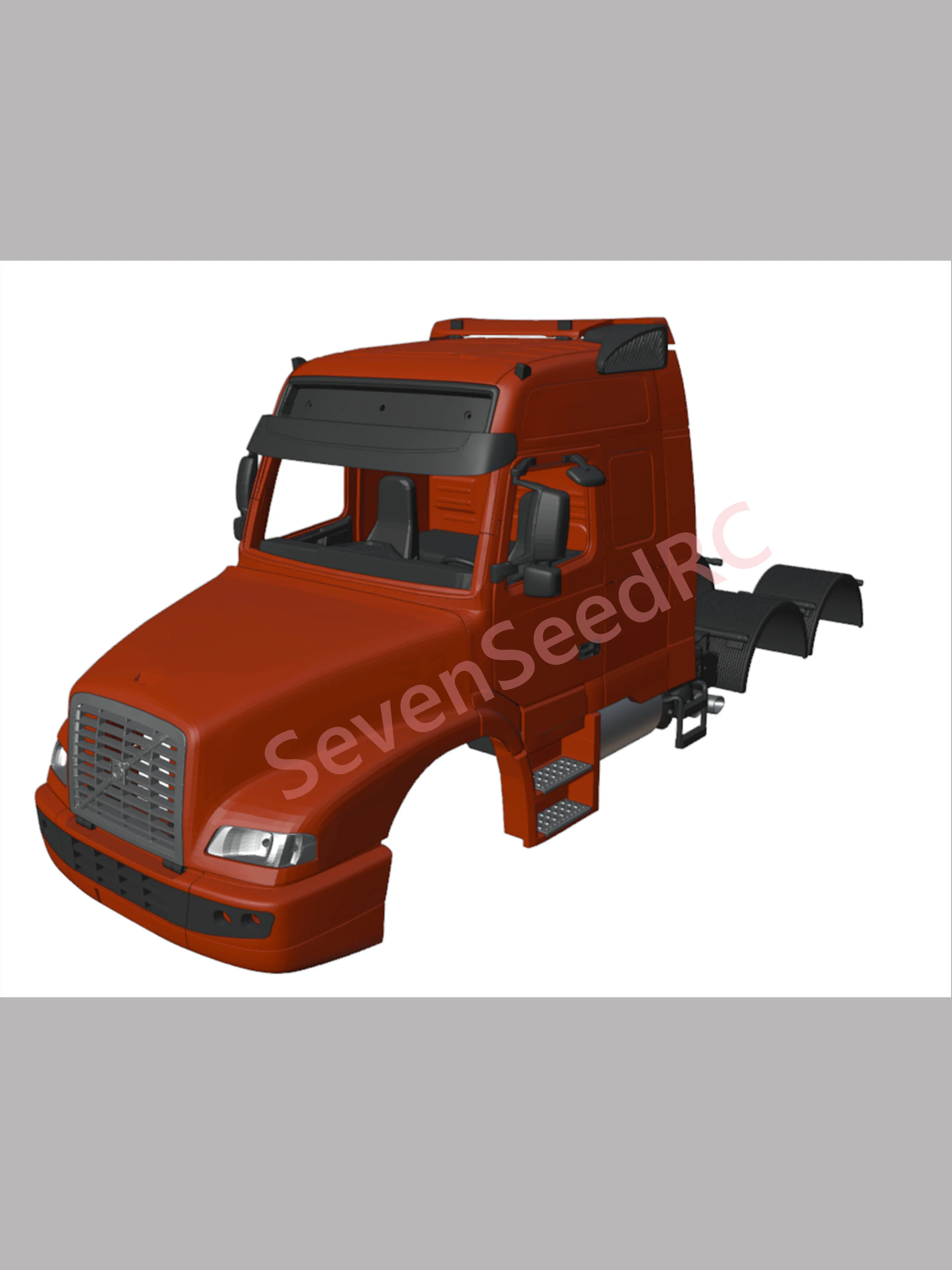 

3d Printed Truck Volvo NH 12 1/14 Fmx Static Dot Model JDM Tamiya Lesu Lxy Scaleclub SCX10 trx6 Crossrc nt jt4