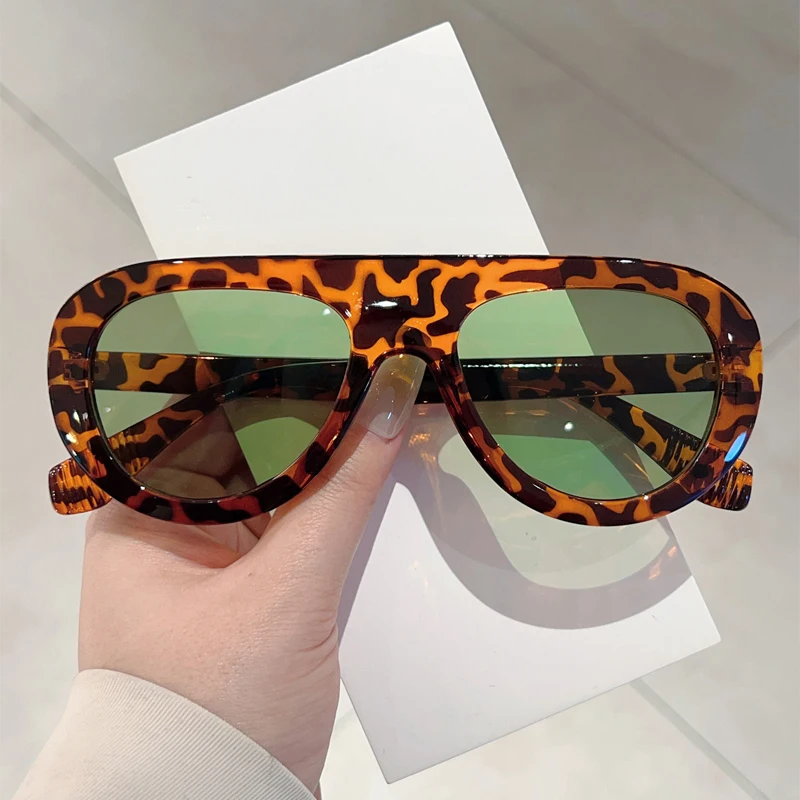 Pilot Sunglasses Men Vintage Candy Color Rim Outdoor Casual Shades Women Retro Stylish Design Anti-UV Decor Sun Glasses - view 4