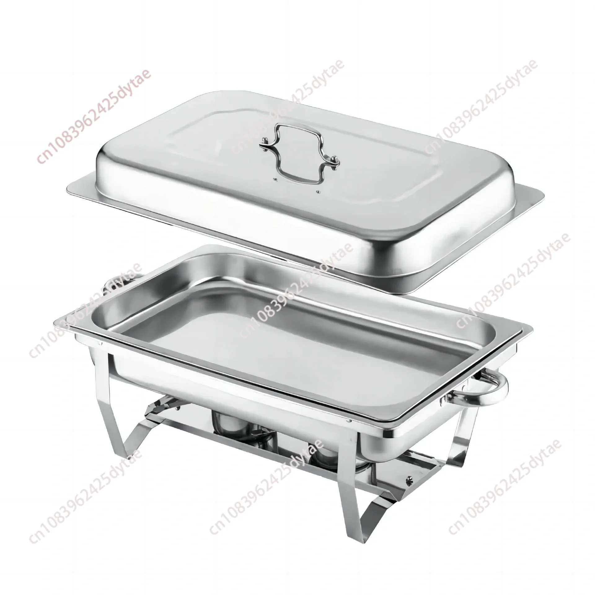 Chafing Dish Buffet Set,, Rectangle Catering Warmer Server with