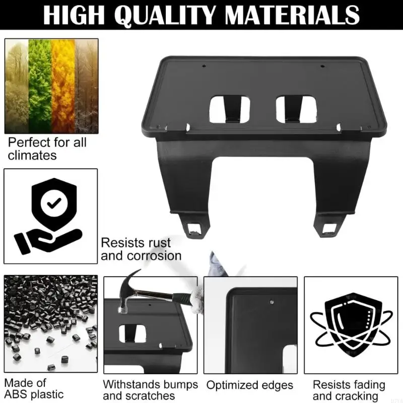 

Номер детали LC3Z17A385AB Пластиковая рамка номерного знака для переднего бампера автомобилей F250 F350 Secure Fit D7YA