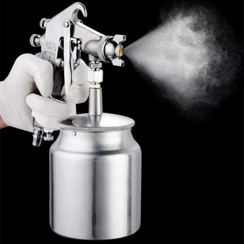1000ML Pneumatic Spray Gun 1.5mm Caliber Nozzle Car，Furniture，Leather Craft,  Spraying Tool For DIY Projects  Paint Sprayer