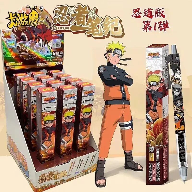 

Официальная лицензионная гелевая ручка Kayou Naruto Shippuden с улучшенным игольчатым наконечником 0,5 мм, черные чернила, плавное письмо, выдвижная ручка для подписи