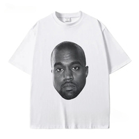 2024 Summer Men Women Cotton T-Shirt Hip Hop Tops Tees Male Rapper Kanye West Graphic Clothing Fashion Short Sleeve Streetwear3﻿