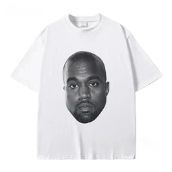 2024 Summer Men Women Cotton T-Shirt Hip Hop Tops Tees Male Rapper Kanye West Graphic Clothing Fashion Short Sleeve Streetwear3﻿