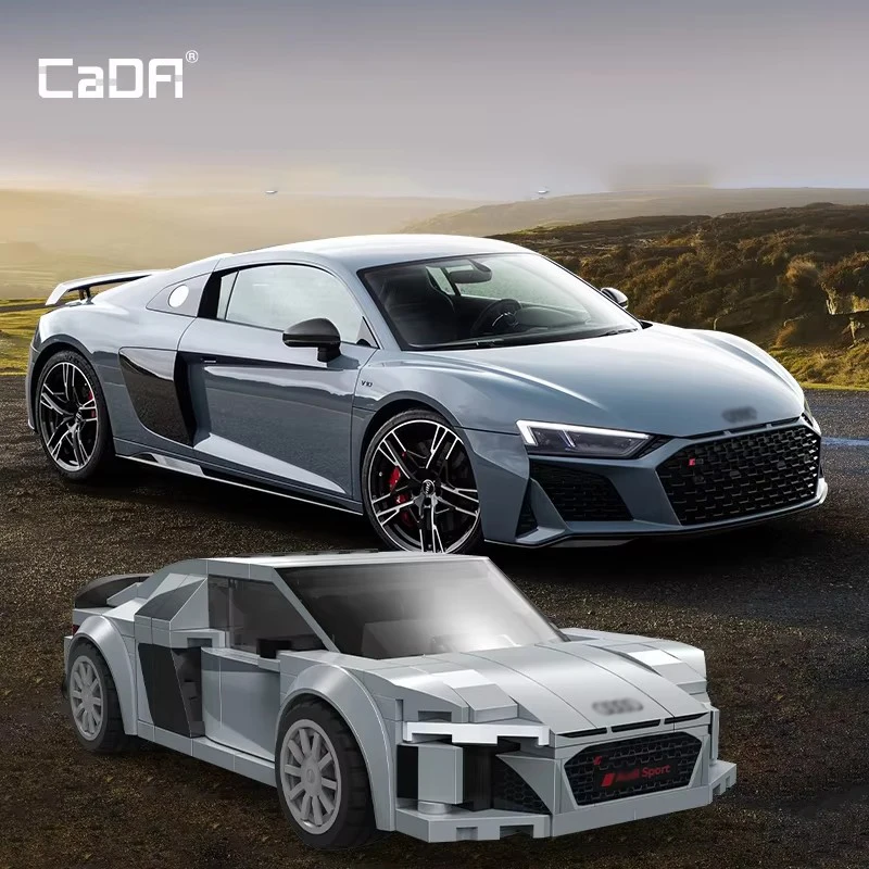 

1:24 Cada MOC R8 Model Building Kits 199PCS Sports Car Set Construction Educational Toys for Boys Adults Birthday Gifts