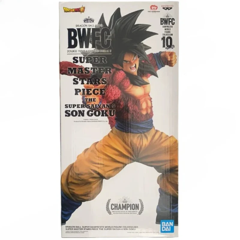 In Magazzino Bandai Banpresto Anime Dragon Ball BWFC3 Super Master Stelle Pezzo SMSP SSJ4 Goku Action Figure Modello Giocattoli Figurali DT