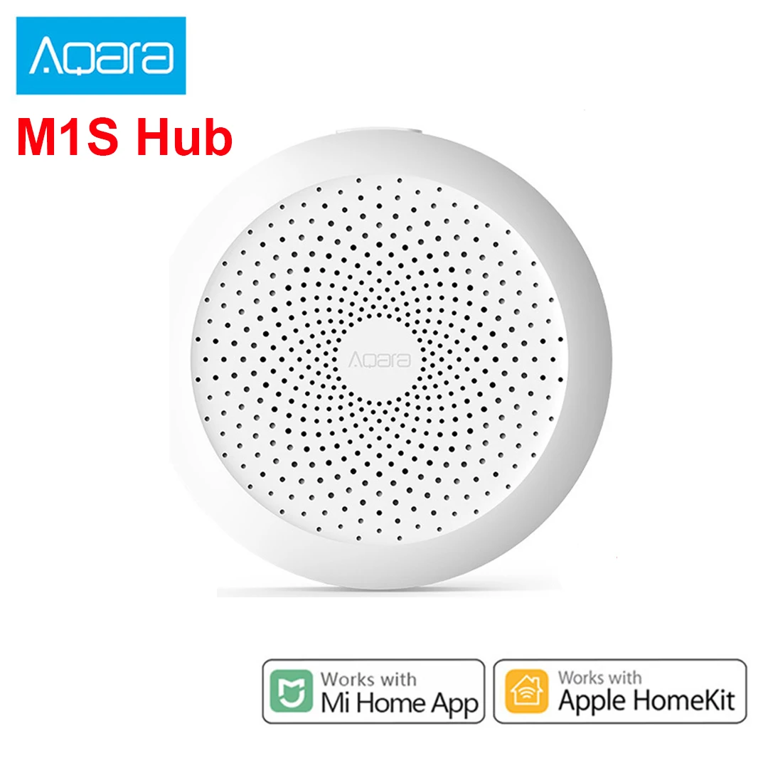 Aqara M1S Gateway E1 Hub con RGB LED Night Light Zigbee 3.0 WiFi 2.4G Siri Voice APP telecomando Home Work Mijia APP HomeKit