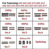 2 Sets LCD Display Screen USB Charging FPC Connector For Samsung A32 A42 A52 A72 A82 A12 A02 A22 A14 A34 A54 A13 A23 A33 A53 A73
