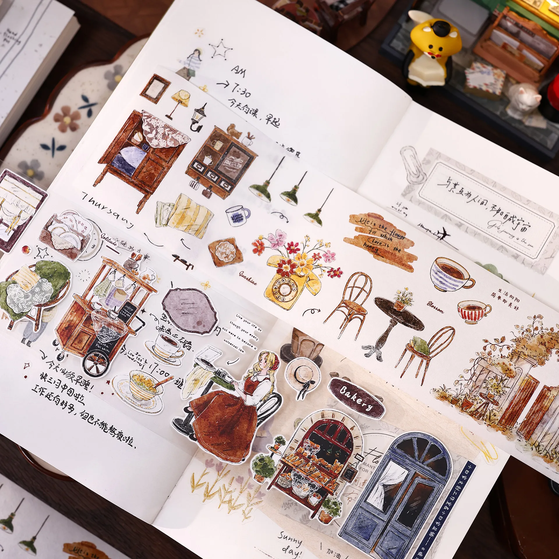 Fita Adesiva Decorativa de Pap - Washi Tape Set avaliação e preço