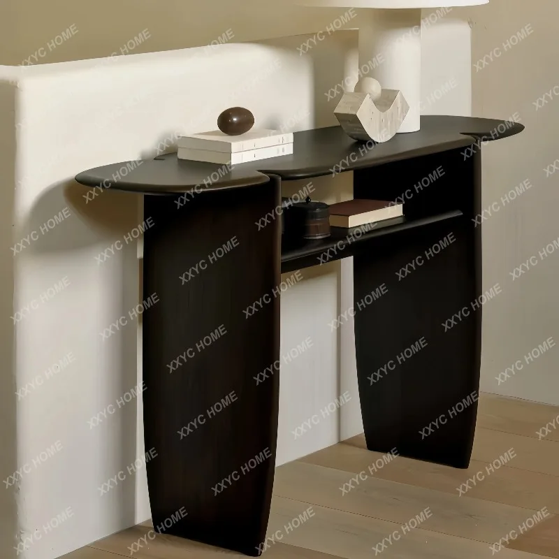 XX Mid-century Minimalist Console Table Luxury High-end Entryway Wall Side Table Modern Simple Living Room Foyer