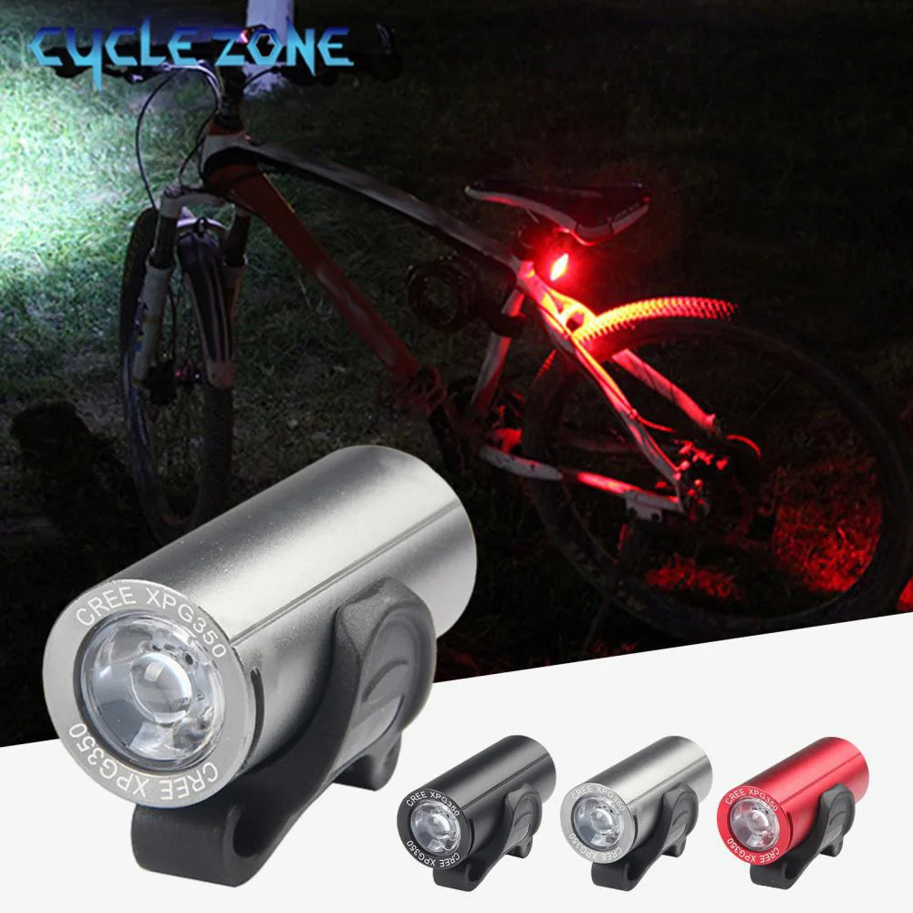 XPG LED Bike Light Lightweight Bicycle Front Light USB Rechargeable MTB Head Lamp Bicycle Mountain Headlight Cycling Flashlight