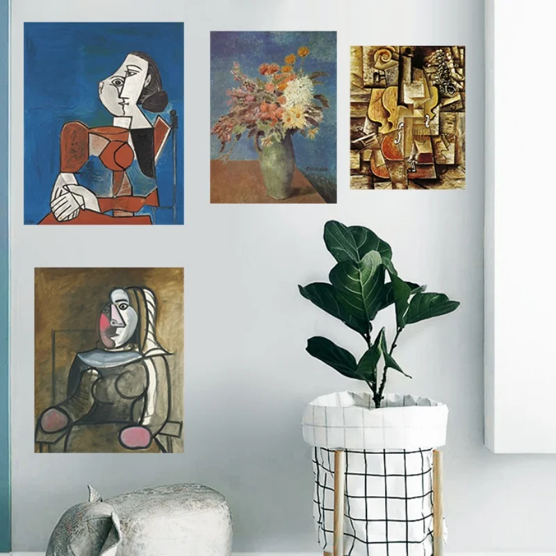 Abstract Vintage Famous Painter Canvas Painting Picasso Poster Art Prints Abstract Modern Gallery Wall Pictures Home Decor Gift