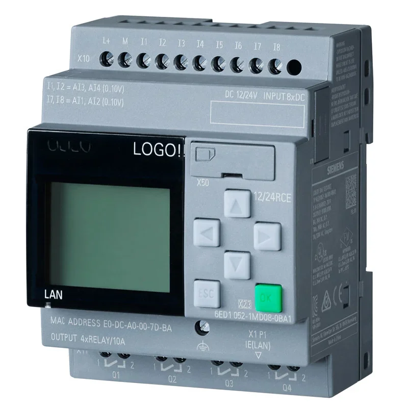 s7 1200 plc programming controller 6ES7214-1AG40-0XB0 siemens logo s7 1200 plc price plc splitter pac and dedicated cont