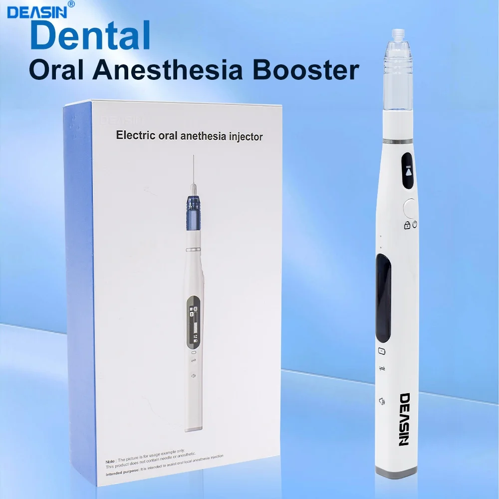 DEASIN Dental Equipment Dental Oral Anesthesia Injector Mini I Painless Electric Wireless Local Anesthesia pen with LCD Display