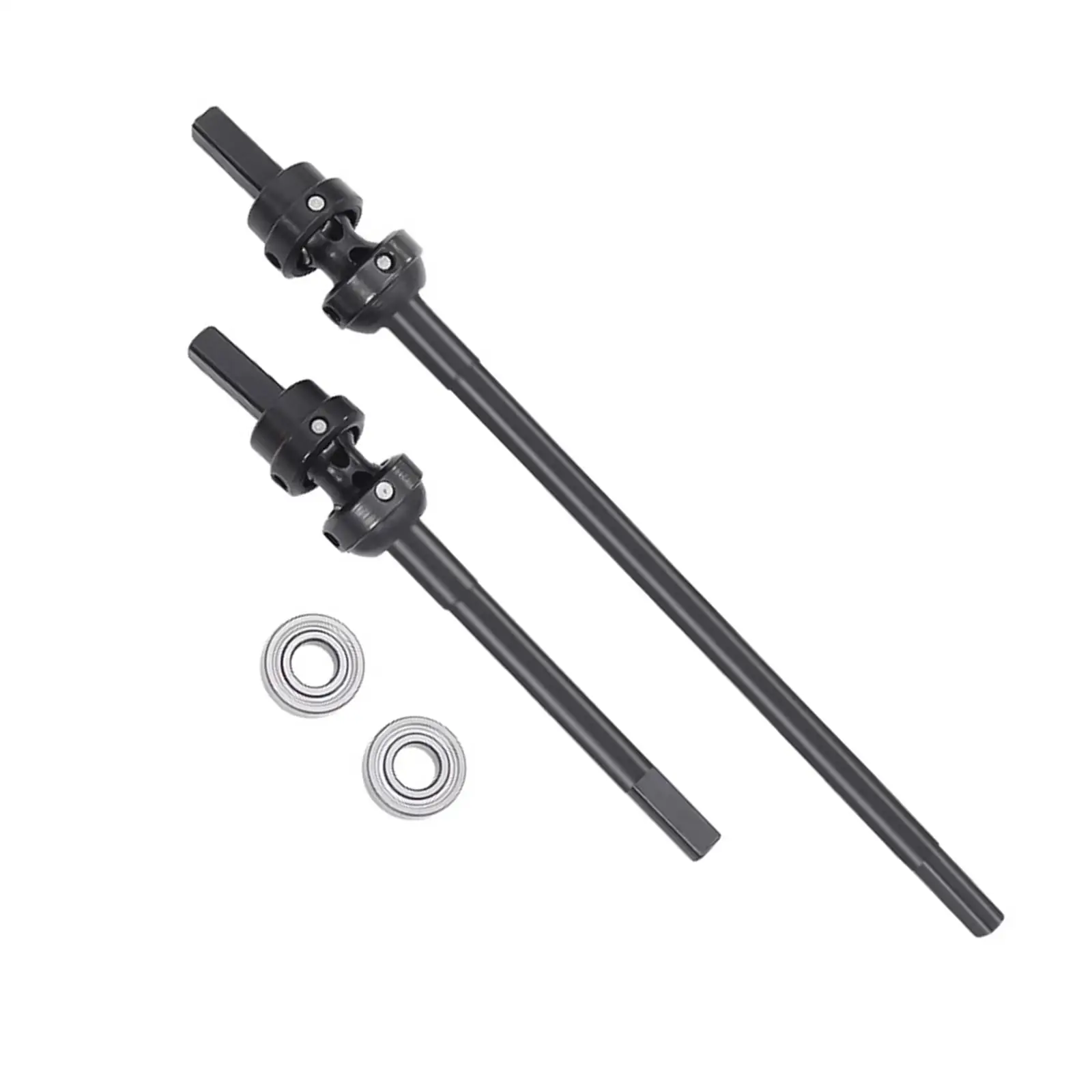 2 Pieces RC Front Drive Shaft RC Vehicle Axles for SCX10 III 1/10 Truck DIY