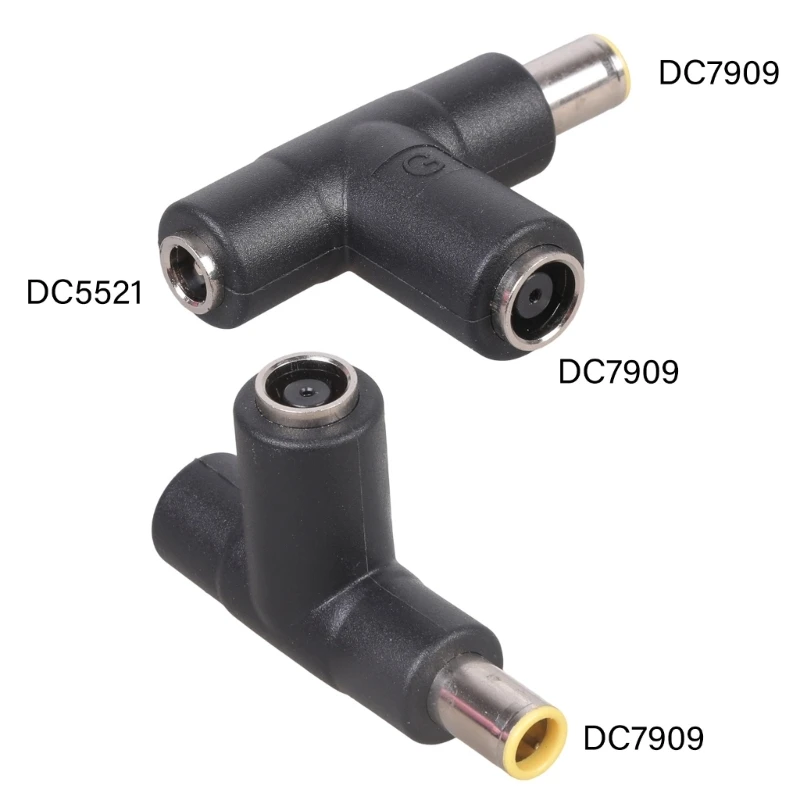  DC7909 Y Splitter Connector Merges Double Solar Inputs To DC5521 Port Enhances Charging Efficiency On Solar Generators