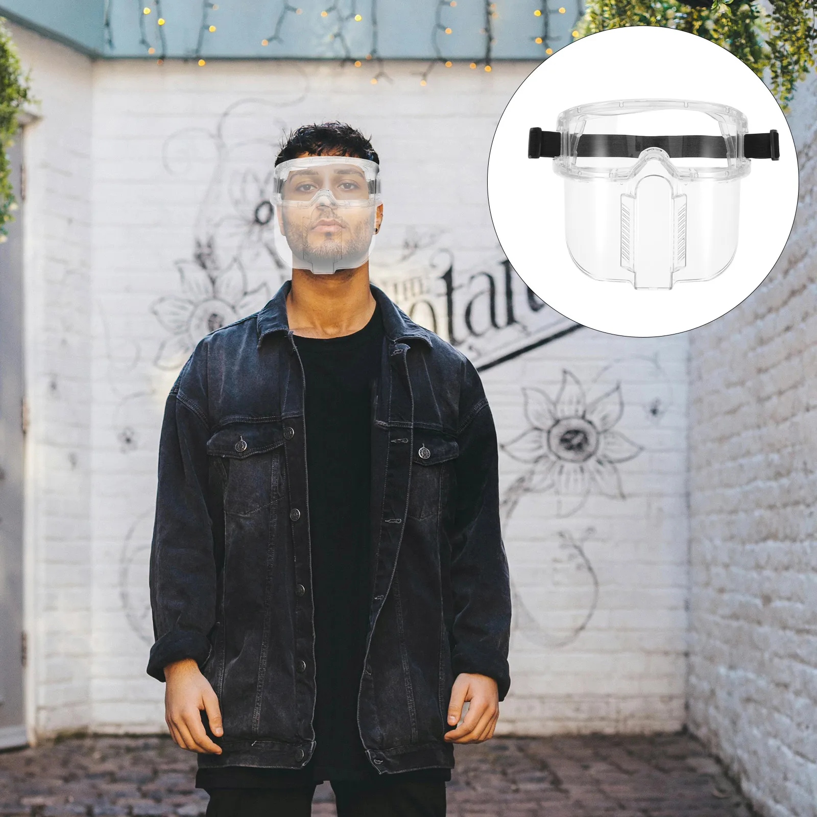 

Прозрачная пластиковая маска для кухни, приготовления пищи, деревообработки, защита от брызг, козырек для взрослых, легкий вес