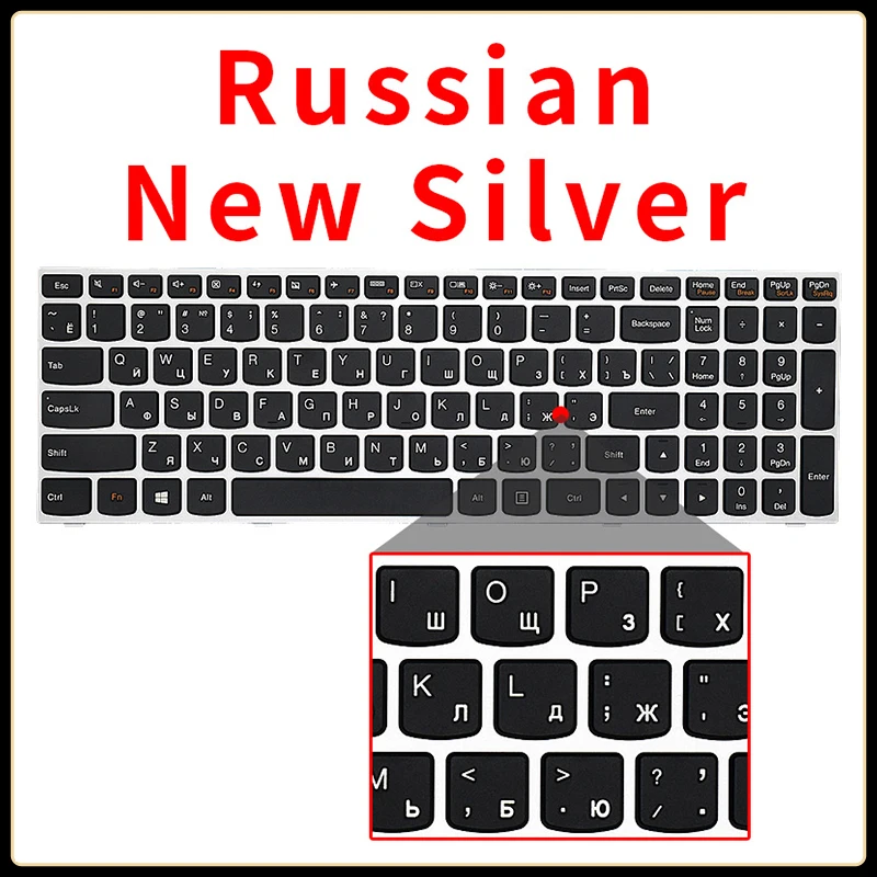 US/RU/Russe Clavier D'ordinateur Portable Pour Lenovo G50 Z51 N50 B50 B51 M51 Z50 V2000 V4000 FLEX2-15 300-15ISK E51-80 Y50C B70 B71-80