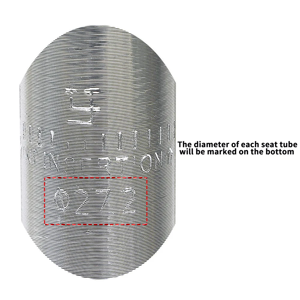 MTB Rennrad Sattelstütze 27,2/28,6/30,4/30,8/31,6X350mm/450mm/580mm Länge Fahrrad-Sattelrohr Aluminiumlegierung Sattelstütze – Detail 13