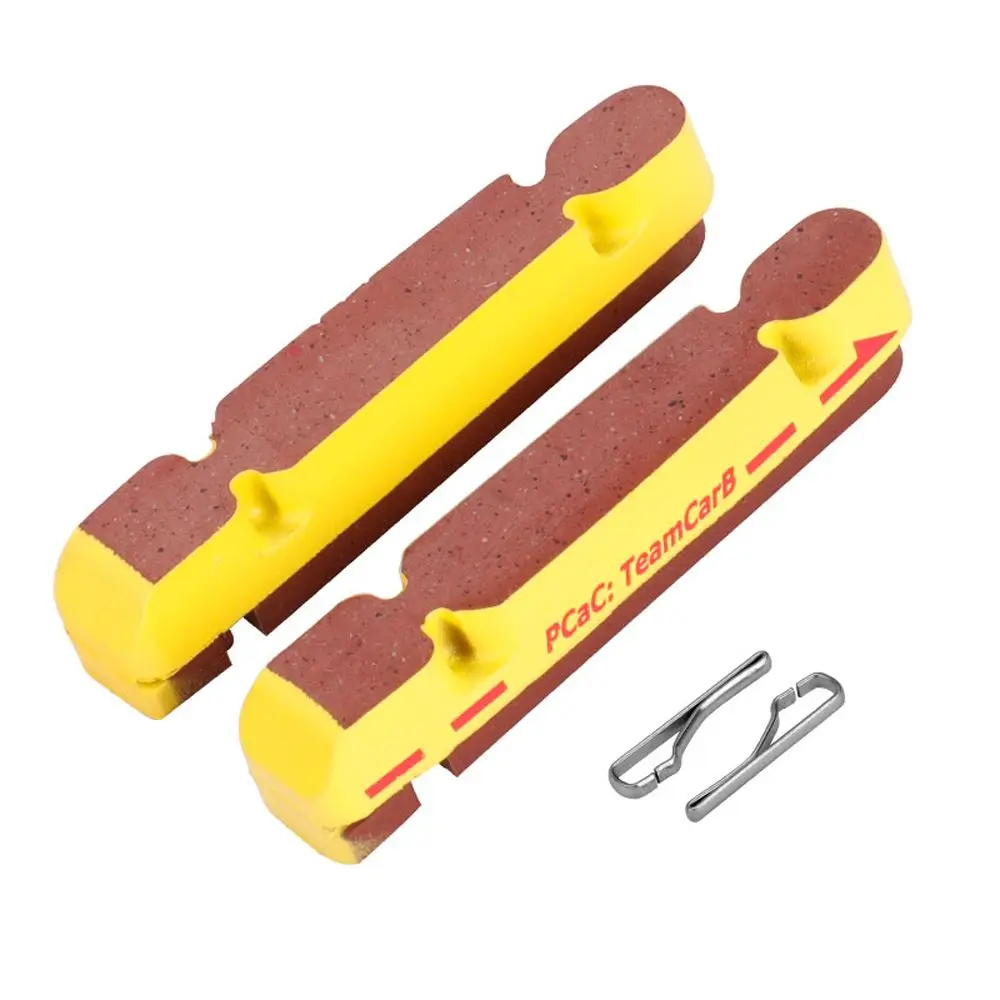 

Bicycle Accessories Road Bike Caliper Carbon Low Noise Brake Inserts Braking Inserts Bicycle Brake Pads Carbon Rim Brake Pads