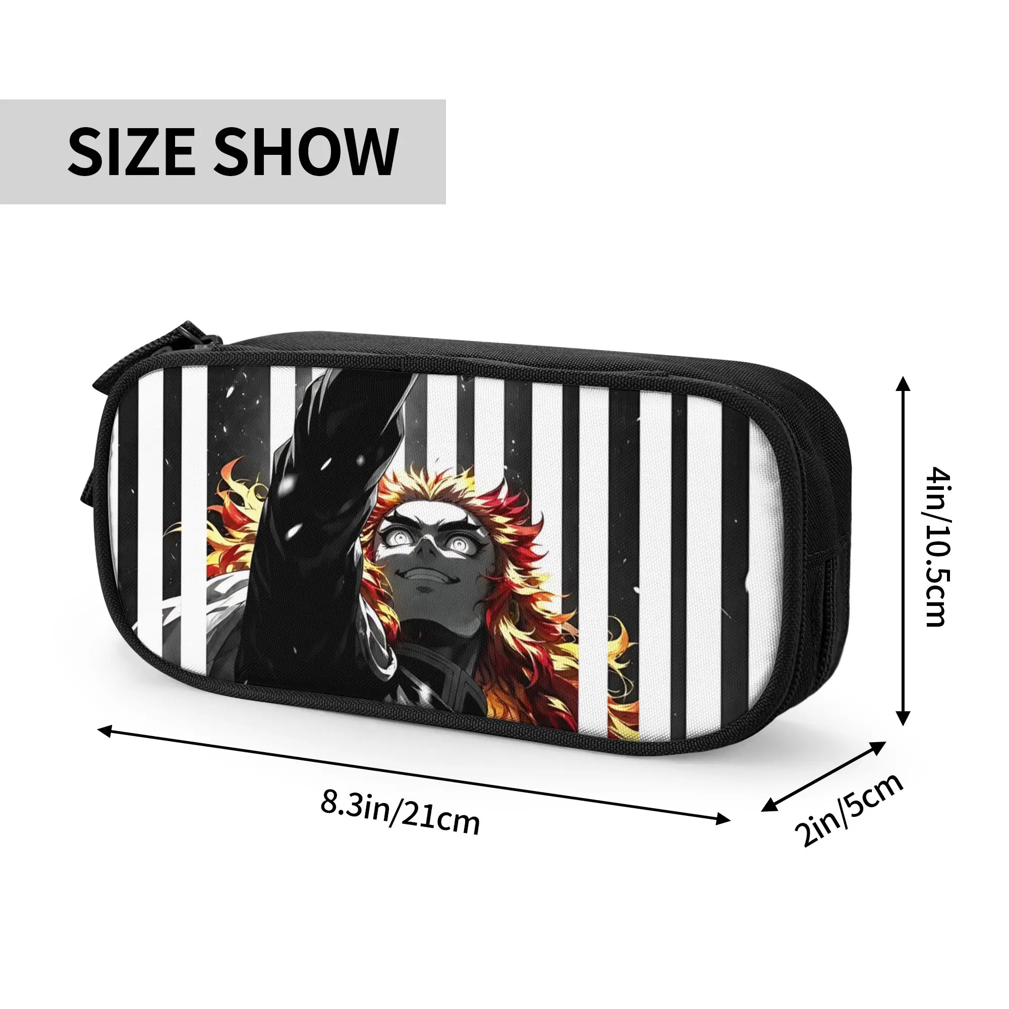 Custom Halloween Demon Slayer Large Capacity Bags for Child  Handheld Study Bag for Boys Gilrs Kids