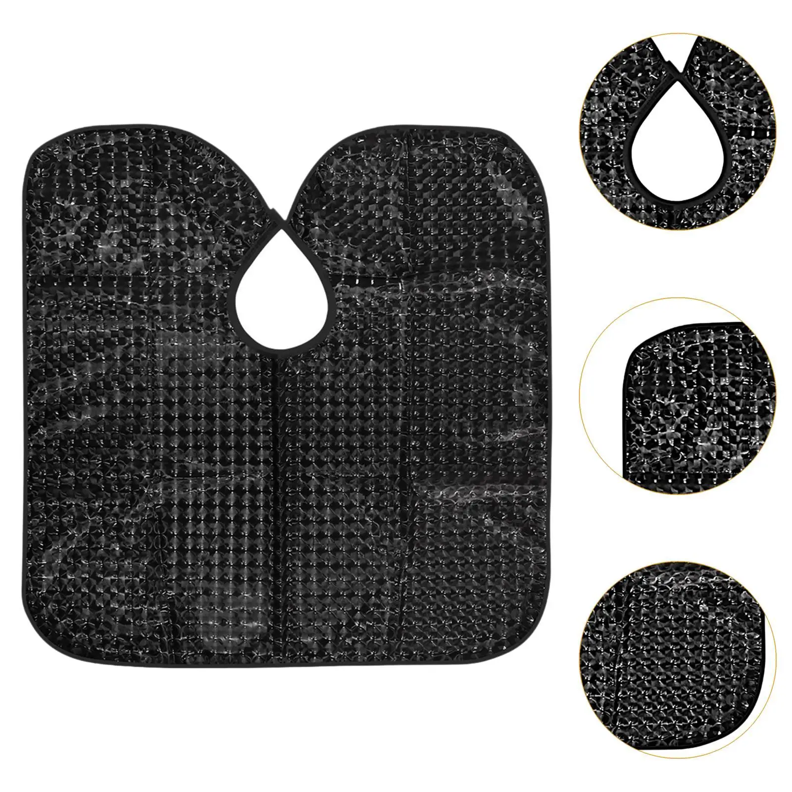 Cape de coloration de cheveux Cape de teinture de cheveux professionnelle pour maquillage style coiffure