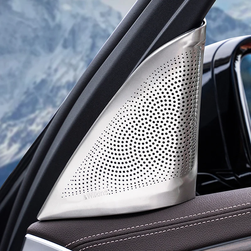 Door Stereo Audio Speaker Frame Cover Trim For BMW 5 Series G30 G38 2018 2019 2020 2021 2022 Loudspeaker Decoration Interior