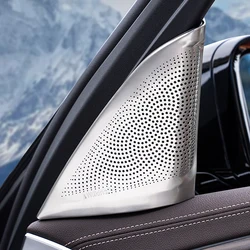 Door Stereo Audio Speaker Frame Cover Trim For BMW 5 Series G30 G38 2018 2019 2020 2021 2022 Loudspeaker Decoration Interior