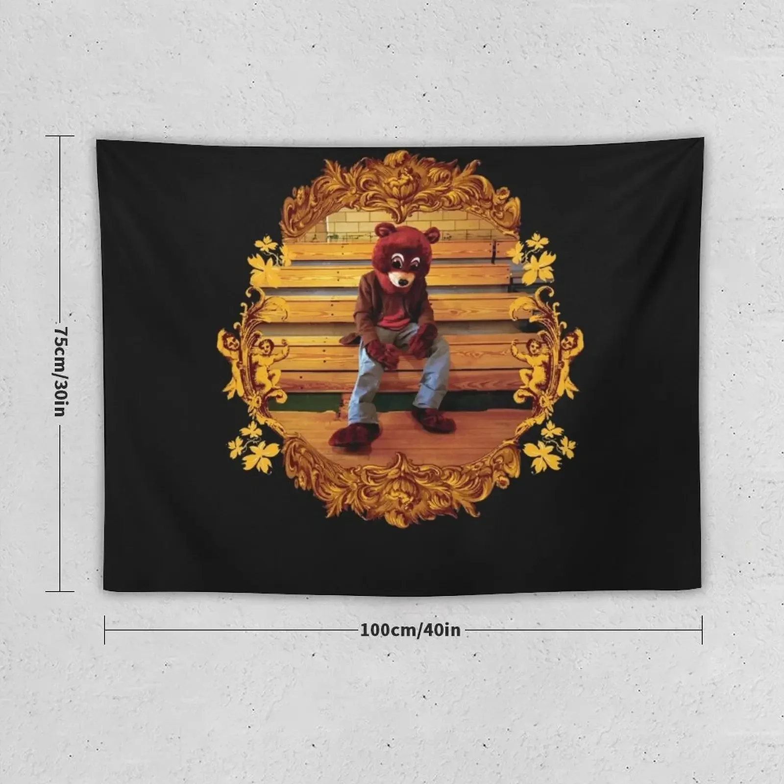 The College Dropout Classic Tapestry Room Decor Aesthetic House Decorations Tapestry