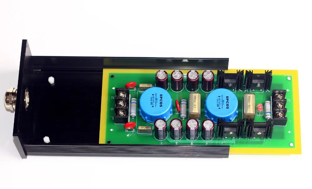 Filtro de purificación de sonido, placa de fuente de alimentación para amplificador de Audio DAC, 250V, 10a