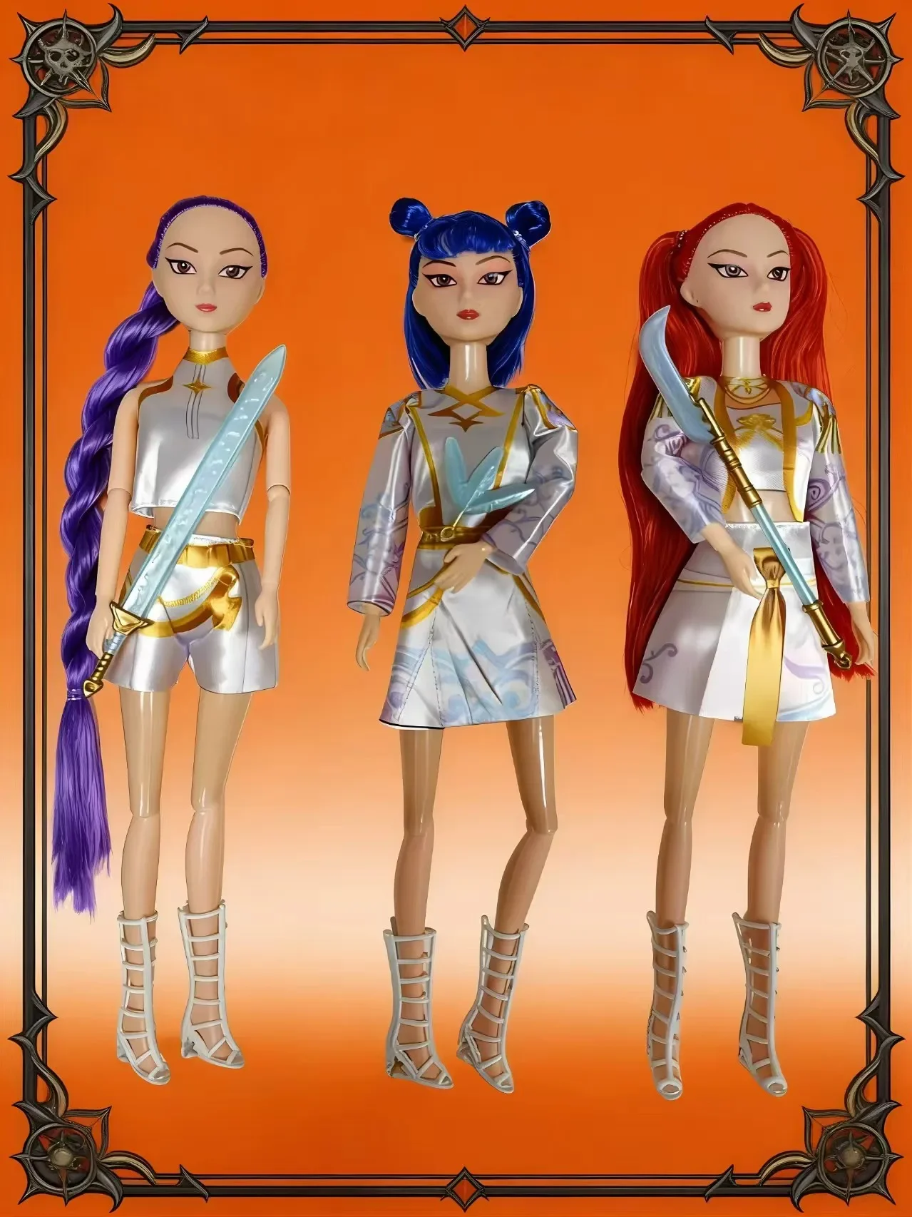 

2026_Kpop Охотники на демонов Руми Мира Зои Киска Живая фигурка Игрушка Красочные огни Тематическая песня для фанатов Детские подарки на день рождения%