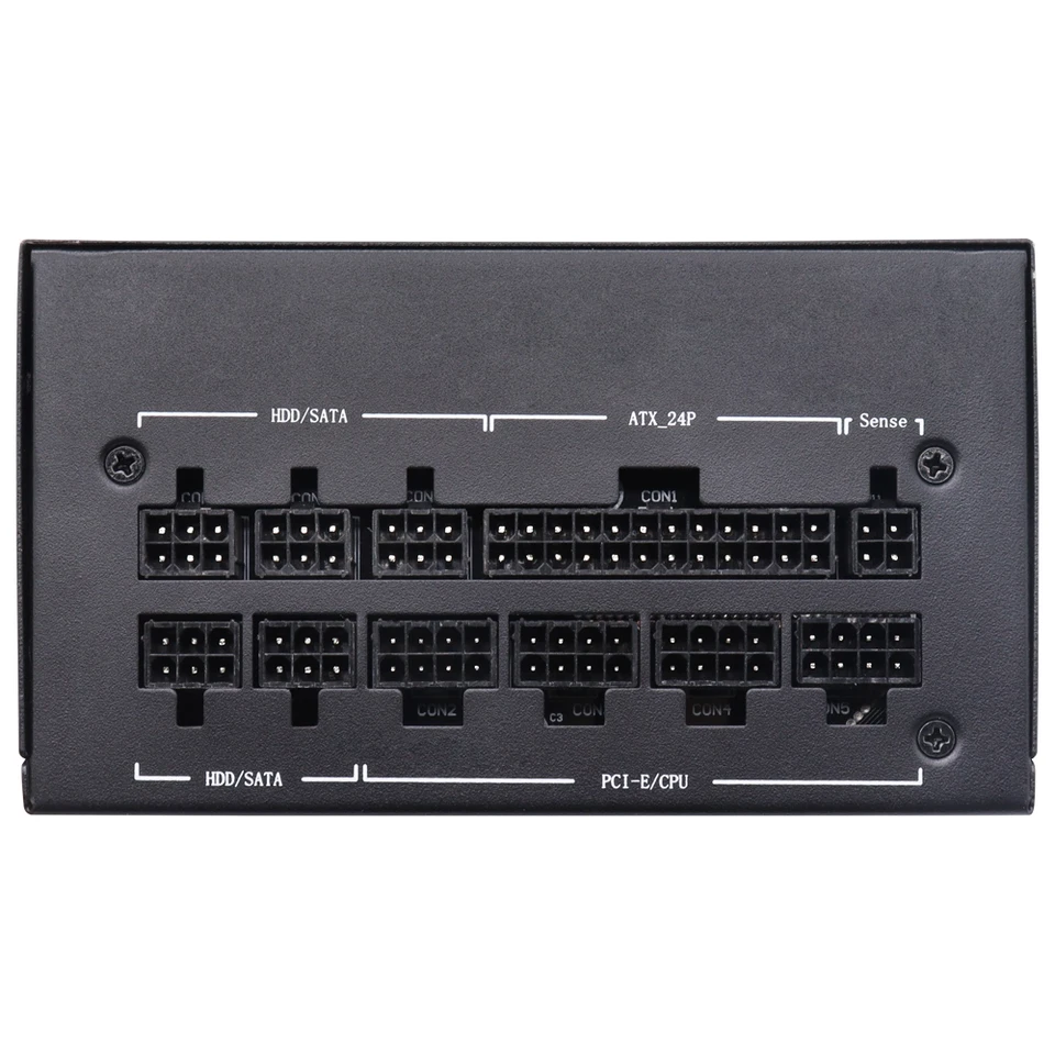 1000W PC Power Supply 80 Plus Gold for PC Gaming 1000W Fully