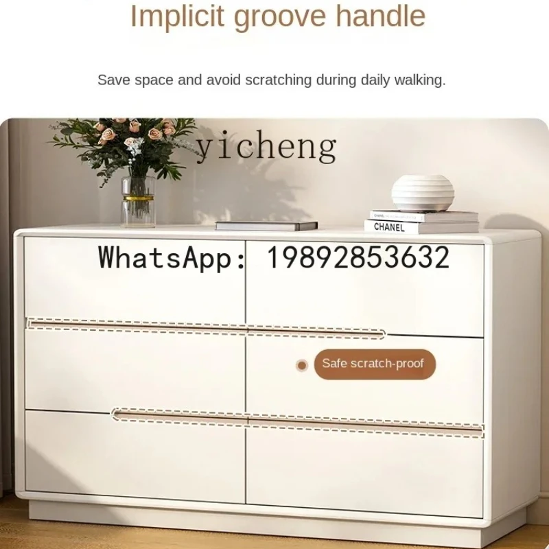 

Bedroom Tailstock Storage Cabinet Simple Modern Wall Storage Drawer TV Cabinet