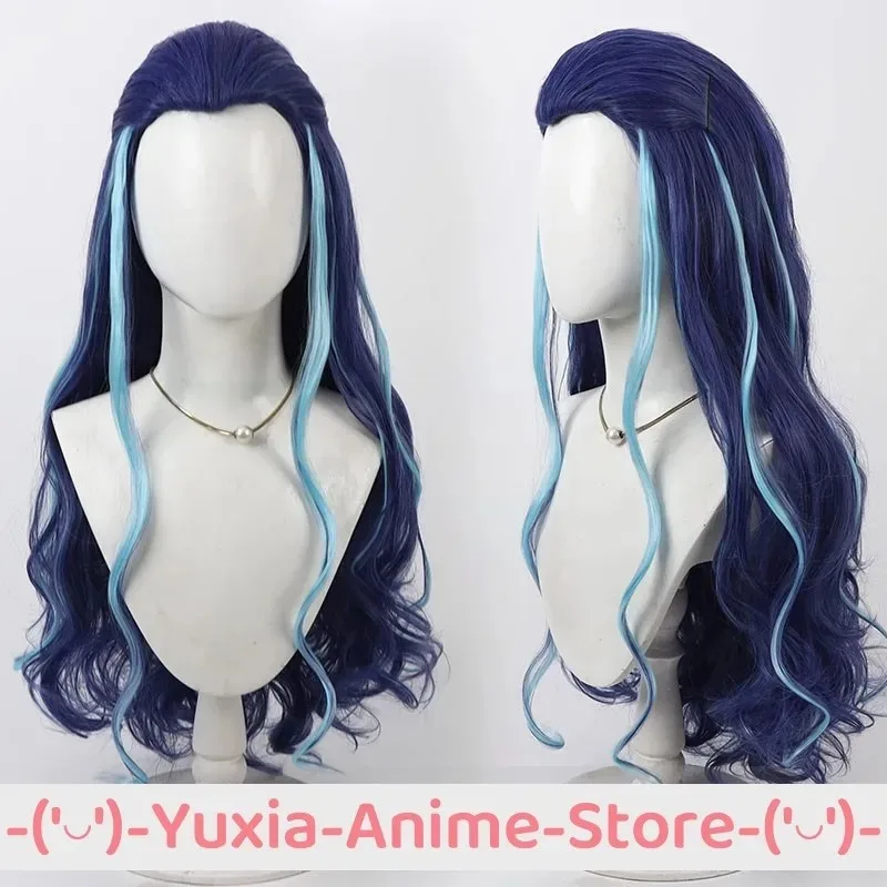 

Парик для косплея West Sea Dragon King Nezha Ao Bing Aunt, аниме, игра, костюм для ролевых игр, реквизит, синтетические волосы, термостойкое волокно