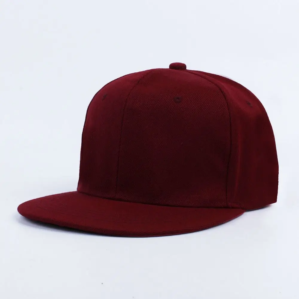 Multicolor Classic Hip Hop Adjustable Snapback Hat Vintage Peak Hat Baseball Flat Cap Outdoor Sun Hat