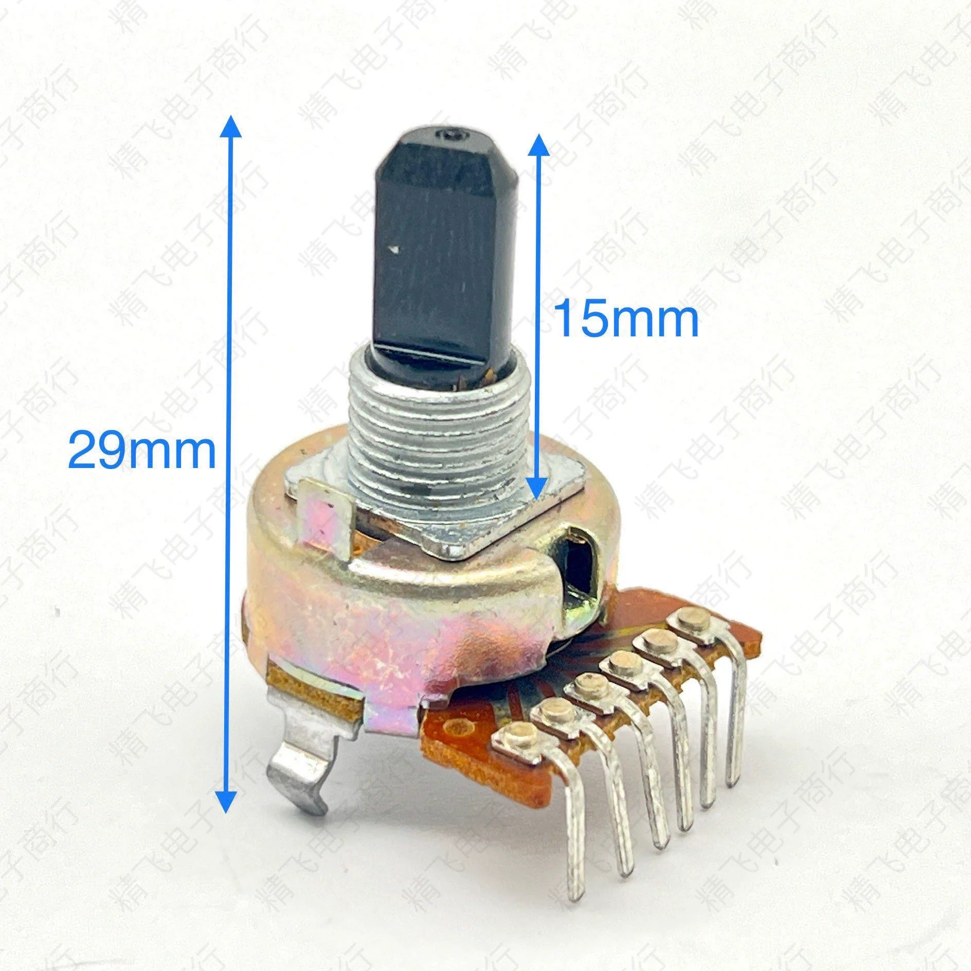 Original new 100% 161 Type rotary bend foot potentiometer C100K 6pin shaft length 15mm (SWITCH)